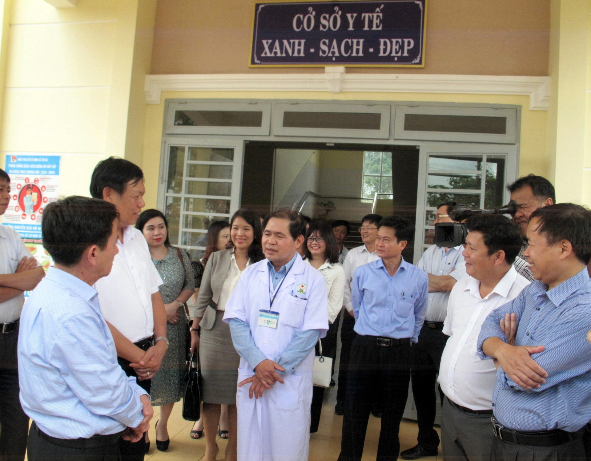 Lãnh đão Bộ Y tế thăm cơ sở y tế Xanh -Sạch -Đẹp tại Phòng khám đa khoa khu vực Tân Hà -Lâm Hà