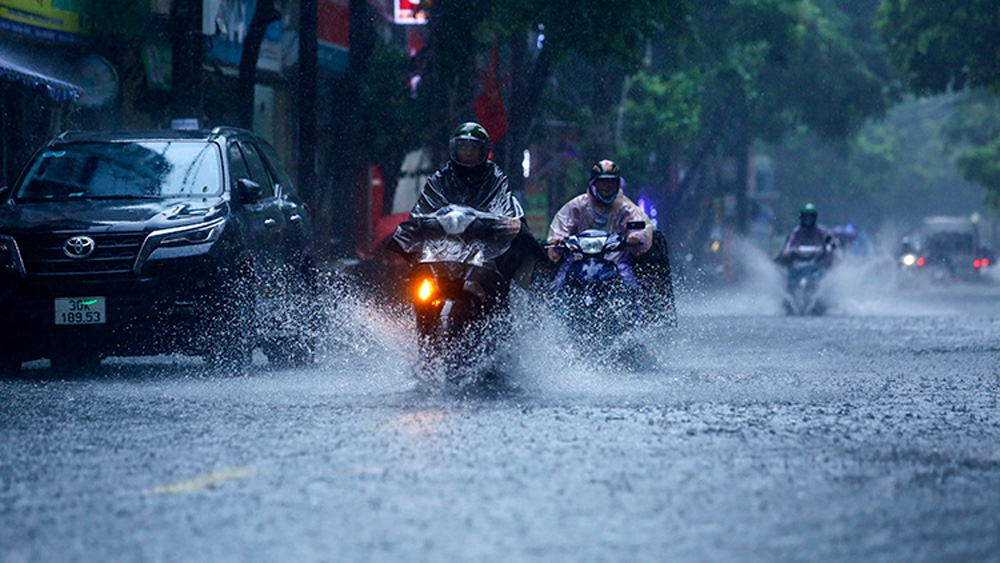 Thời tiết ngày 29/7: Bắc Bộ, Bắc Trung Bộ mưa lớn