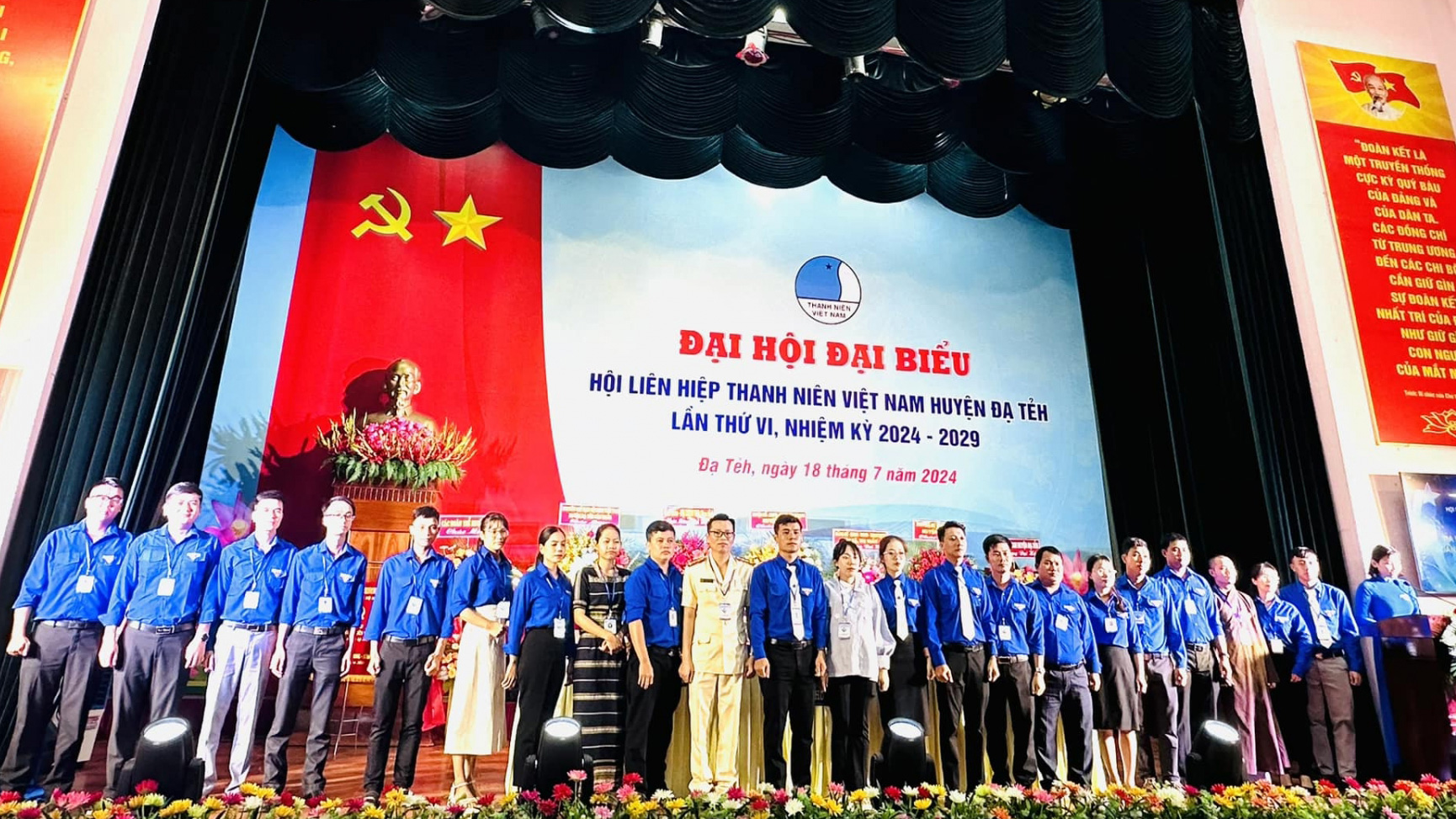 Đại hội Hội LHTN Việt Nam huyện Đạ Tẻh lần thứ VI thành công tốt đẹp