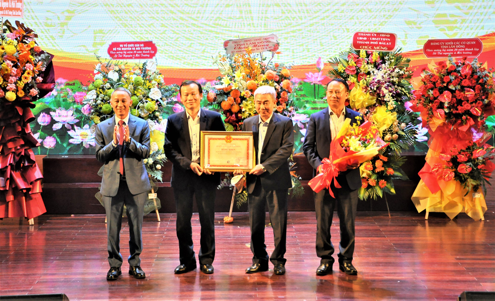 Kỷ niệm 20 năm thành lập Sở Tài nguyên và Môi trường Lâm Đồng