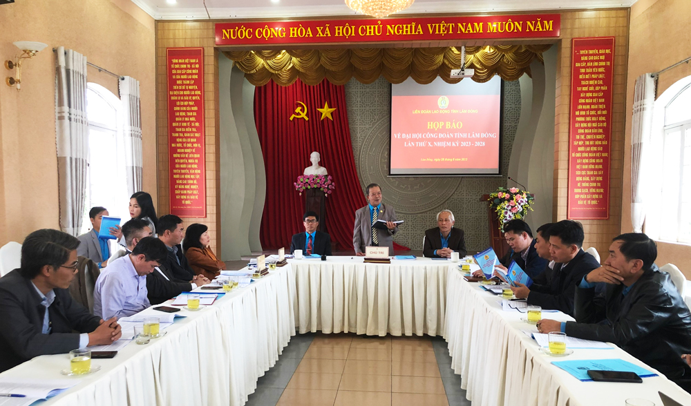 Đại hội Công đoàn tỉnh Lâm Đồng tổ chức vào ngày 18 - 19/9 tại thành phố Đà Lạt