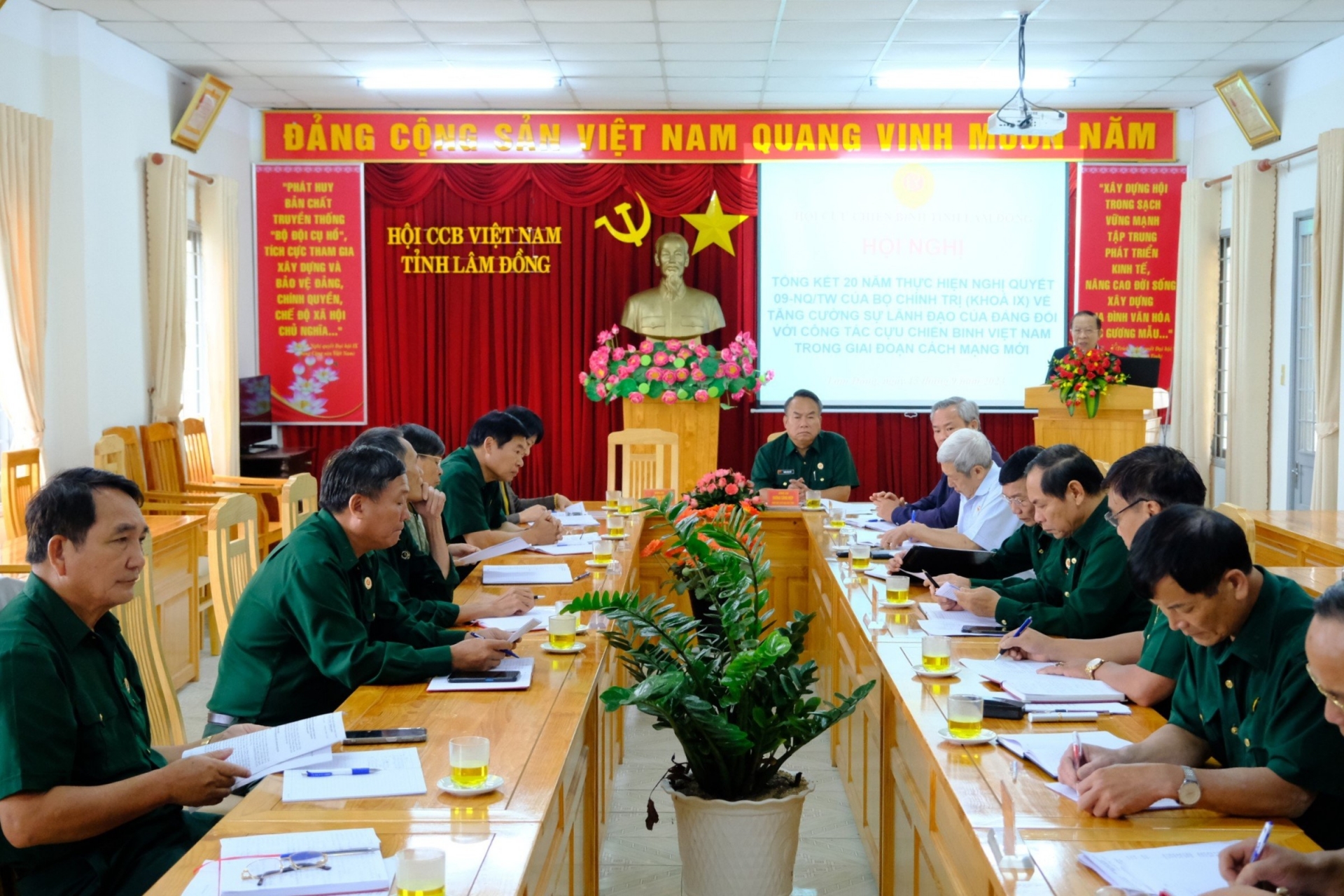 Hội Cựu chiến binh tỉnh tổng kết 20 năm thực hiện Nghị quyết số 09-NQ/TW của Bộ Chính trị