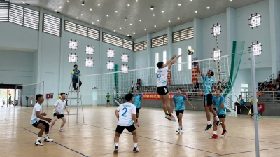 4 đội tranh tài tại Giải vô địch bóng chuyền da (nam) tỉnh Lâm Đồng năm 2023