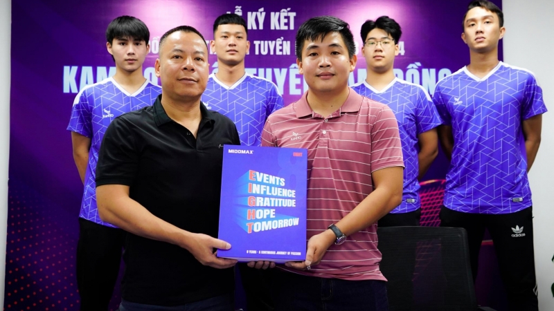 Ký kết và công bố nhà tài trợ chính cho Đội tuyển Cầu lông tỉnh Lâm Đồng