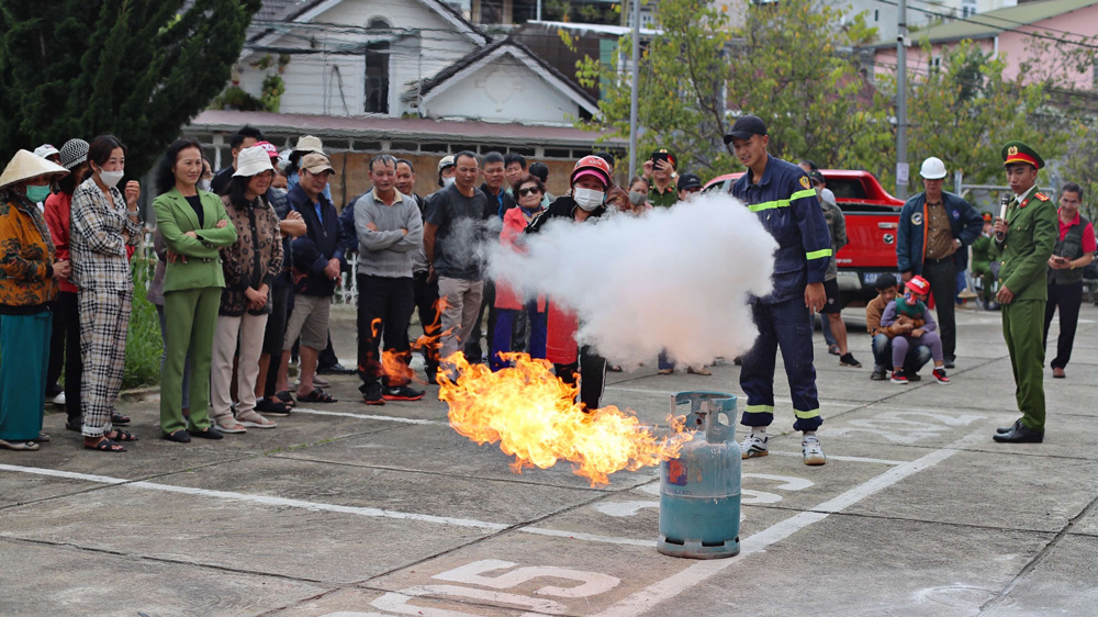 Lâm Đồng tăng cường công tác phòng cháy, chữa cháy tại chung cư