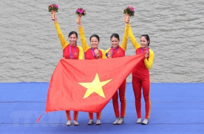Đoàn Thể thao Việt Nam đón 42 thành viên nhập Làng Vận động viên