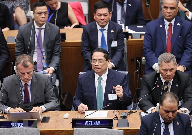 Thủ tướng Phạm Minh Chính phát biểu tại Hội nghị Thượng đỉnh Tham vọng Khí hậu của Liên hợp quốc