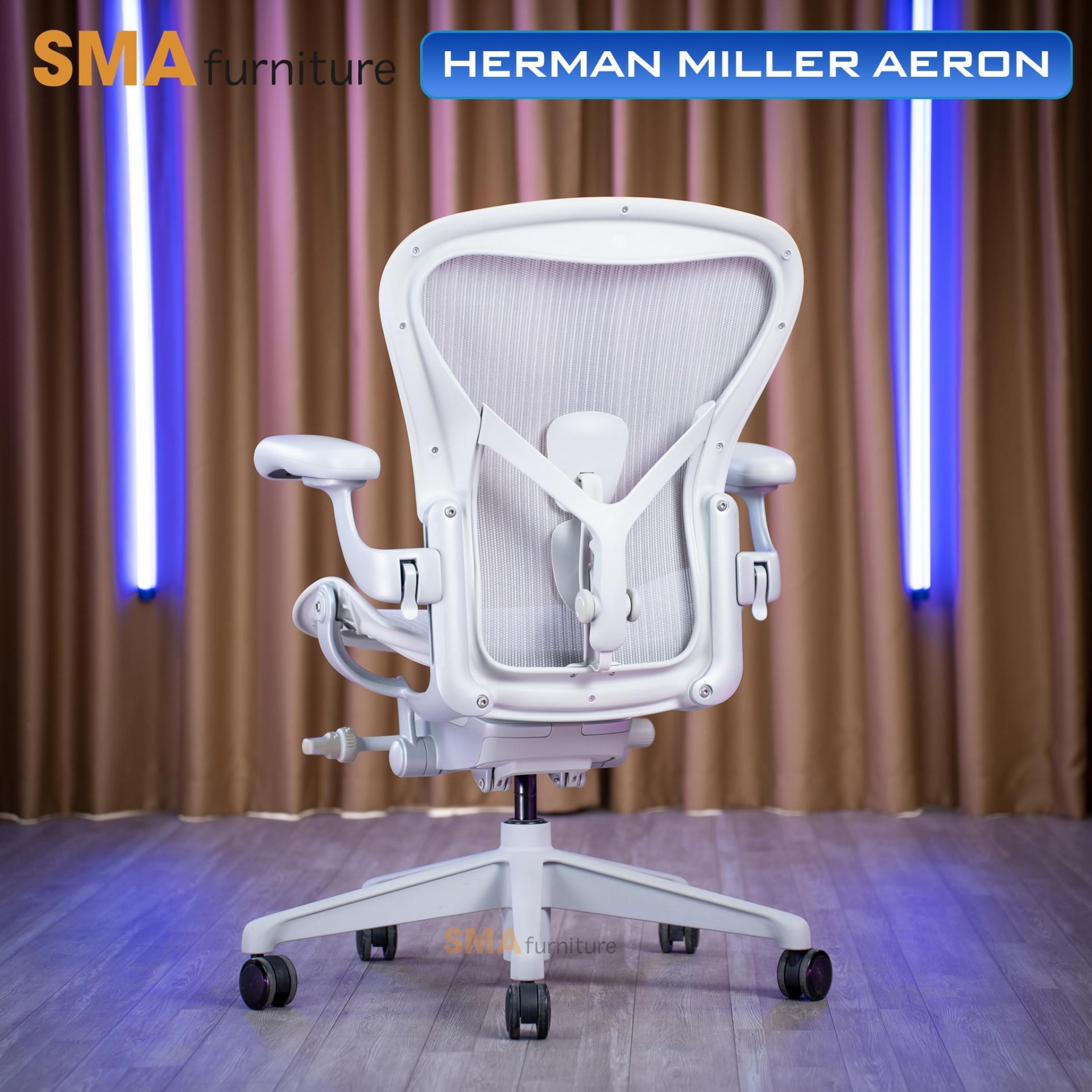 Mẫu ghế giám đốc Herman Miller Aeron cao cấp với chất liệu lưới siêu đàn hồi