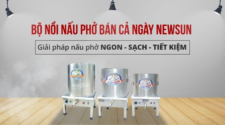 Mua máy bộ nồi nấu phở chính hãng chất lượng ở đâu?