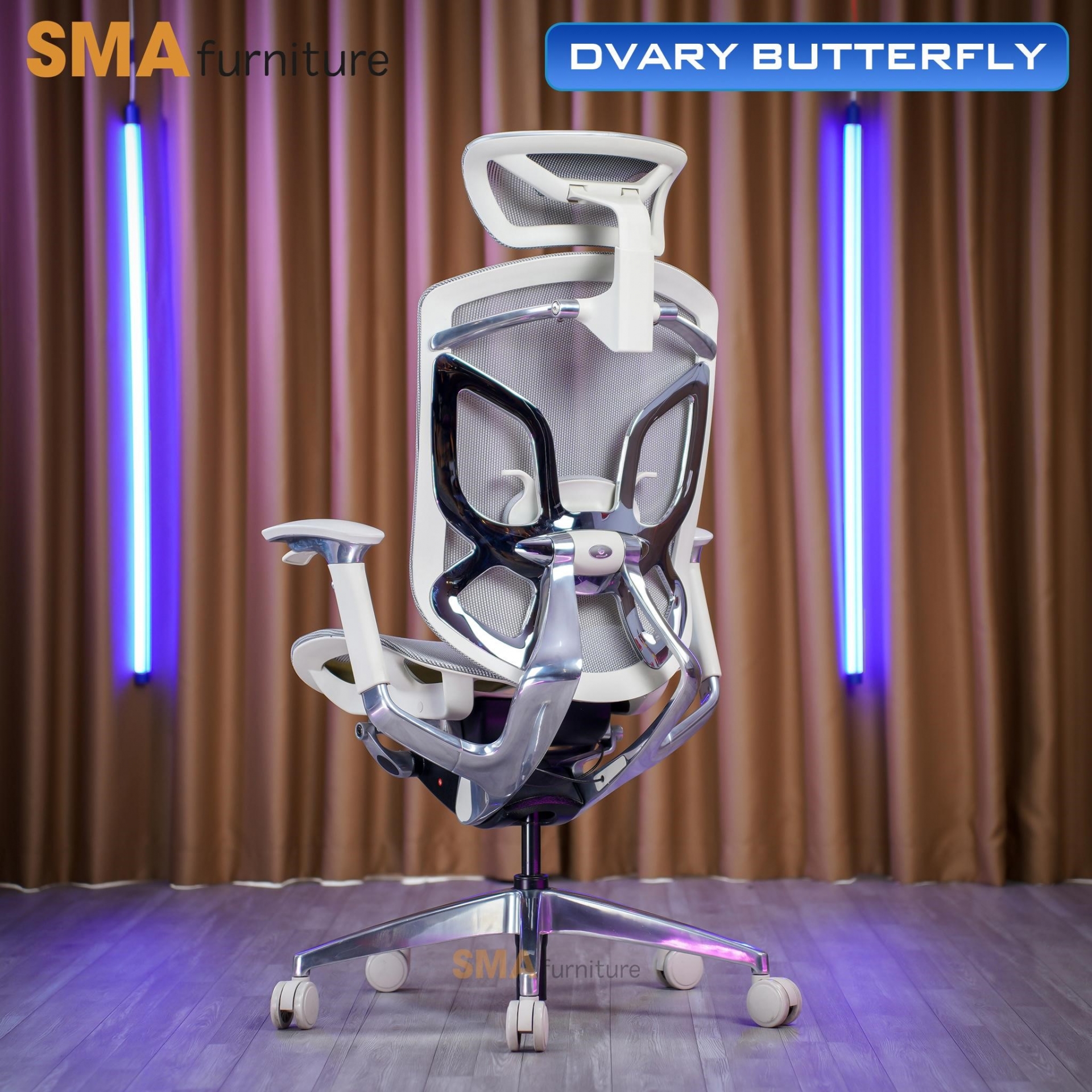 Dòng ghế giám đốc GT Chair Dvary Butterfly nổi bật với tựa lưng cánh bướm