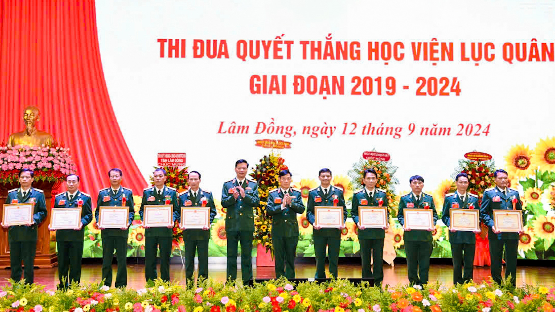 Học viện Lục quân tổ chức Đại hội Thi đua Quyết thắng giai đoạn 2019 - 2024