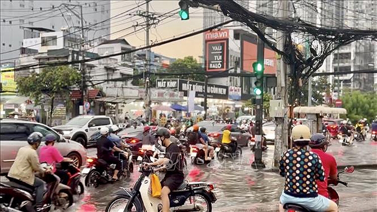 Tây Nguyên và Nam Bộ mưa to và dông