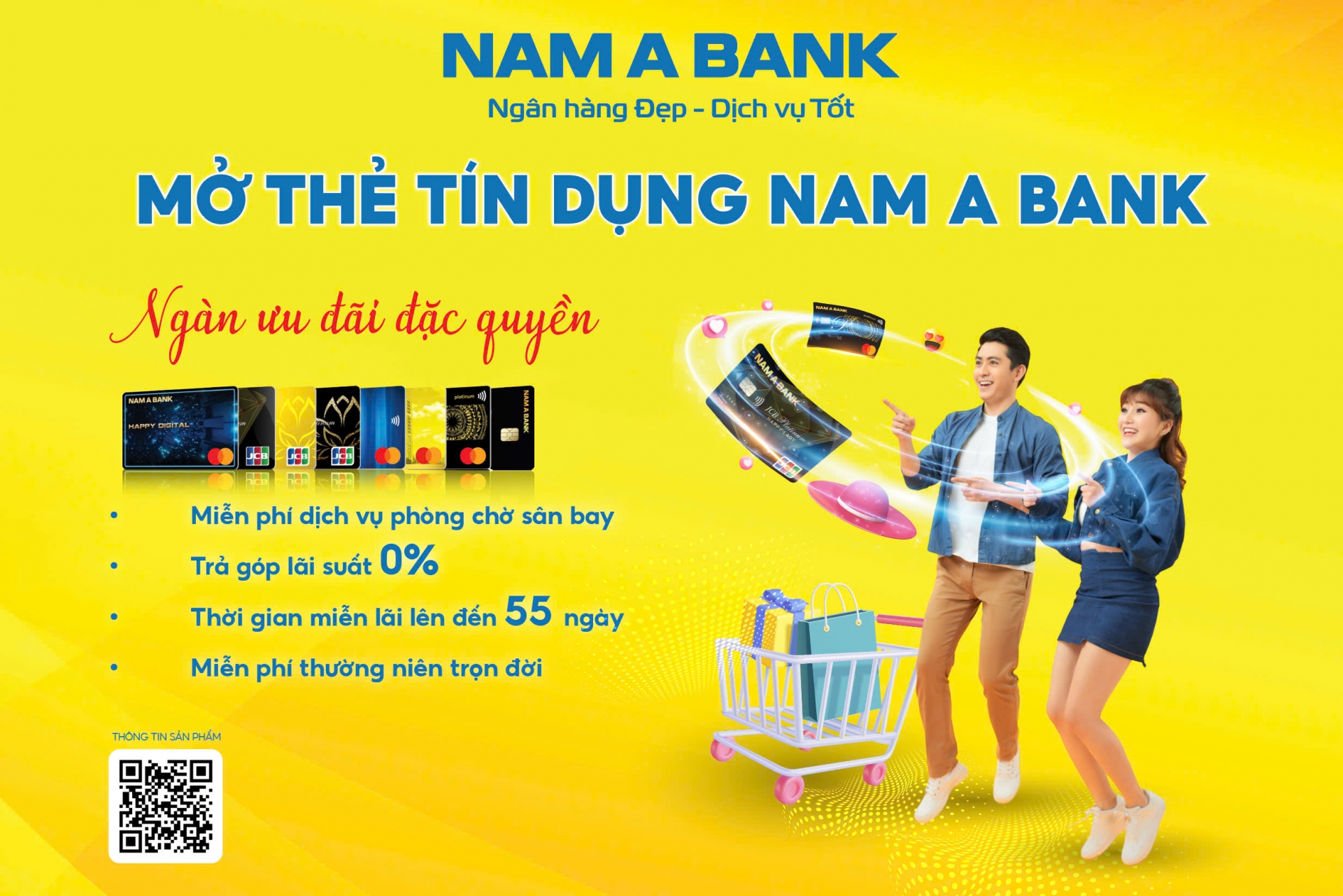 MỞ THẺ TÍN DỤNG NAM A BANK