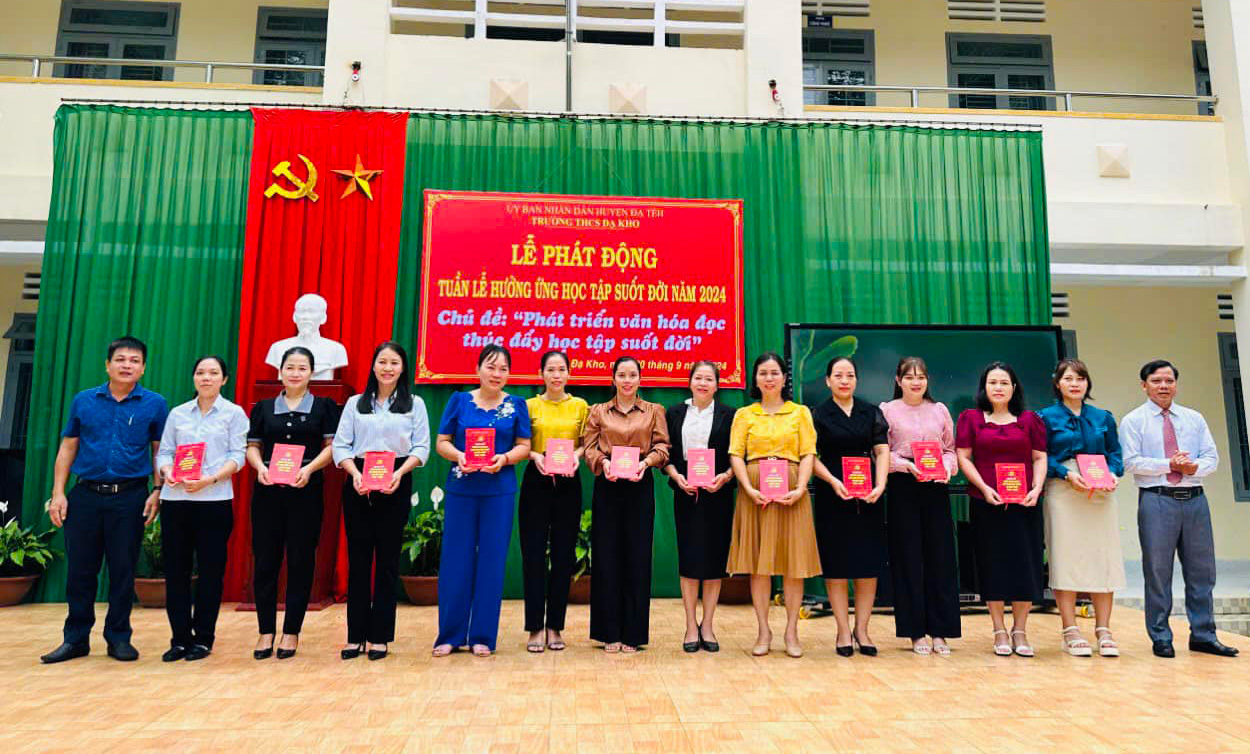 Đạ Tẻh: Phát động “Tuần lễ hưởng ứng học tập suốt đời”