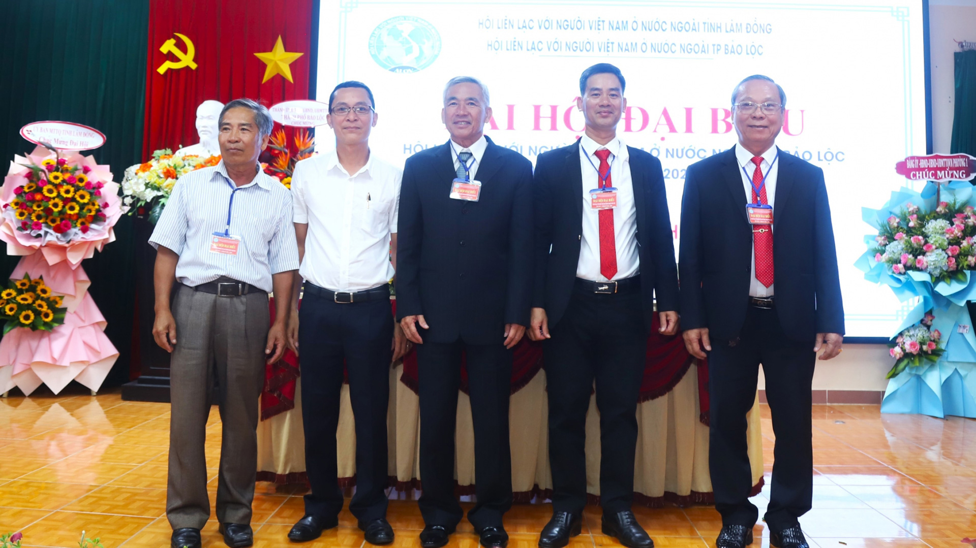 Ban Chấp hành Hội Liên lạc với người Việt Nam ở nước ngoài TP Bảo Lộc khóa mới ra mắt Đại hội