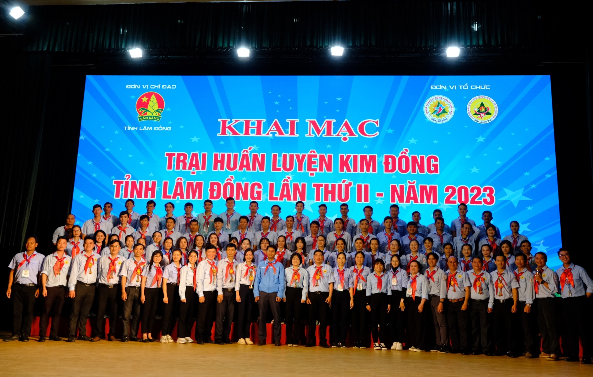 75 trại sinh tham gia Trại Huấn luyện Kim Đồng năm 2023