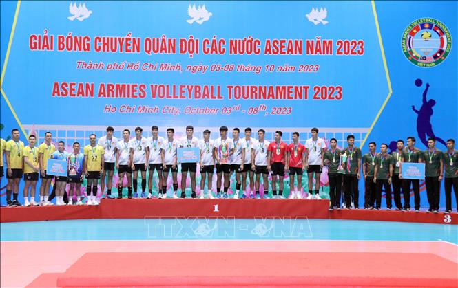 Việt Nam vô địch Giải bóng chuyền nam Quân đội các nước ASEAN năm 2023