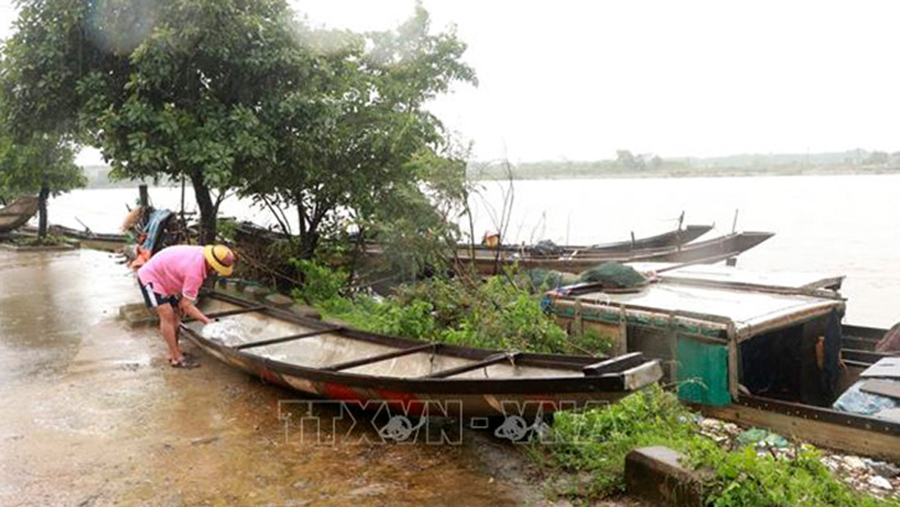 Lũ trên các sông tại Quảng Trị lên nhanh do mưa lớn