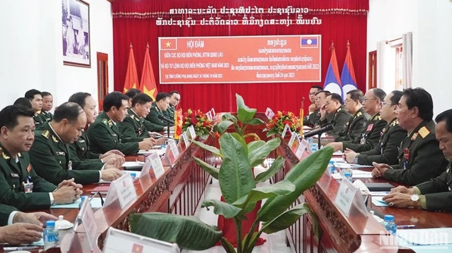 Tăng cường hợp tác giữa lực lượng biên phòng hai nước Việt Nam-Lào