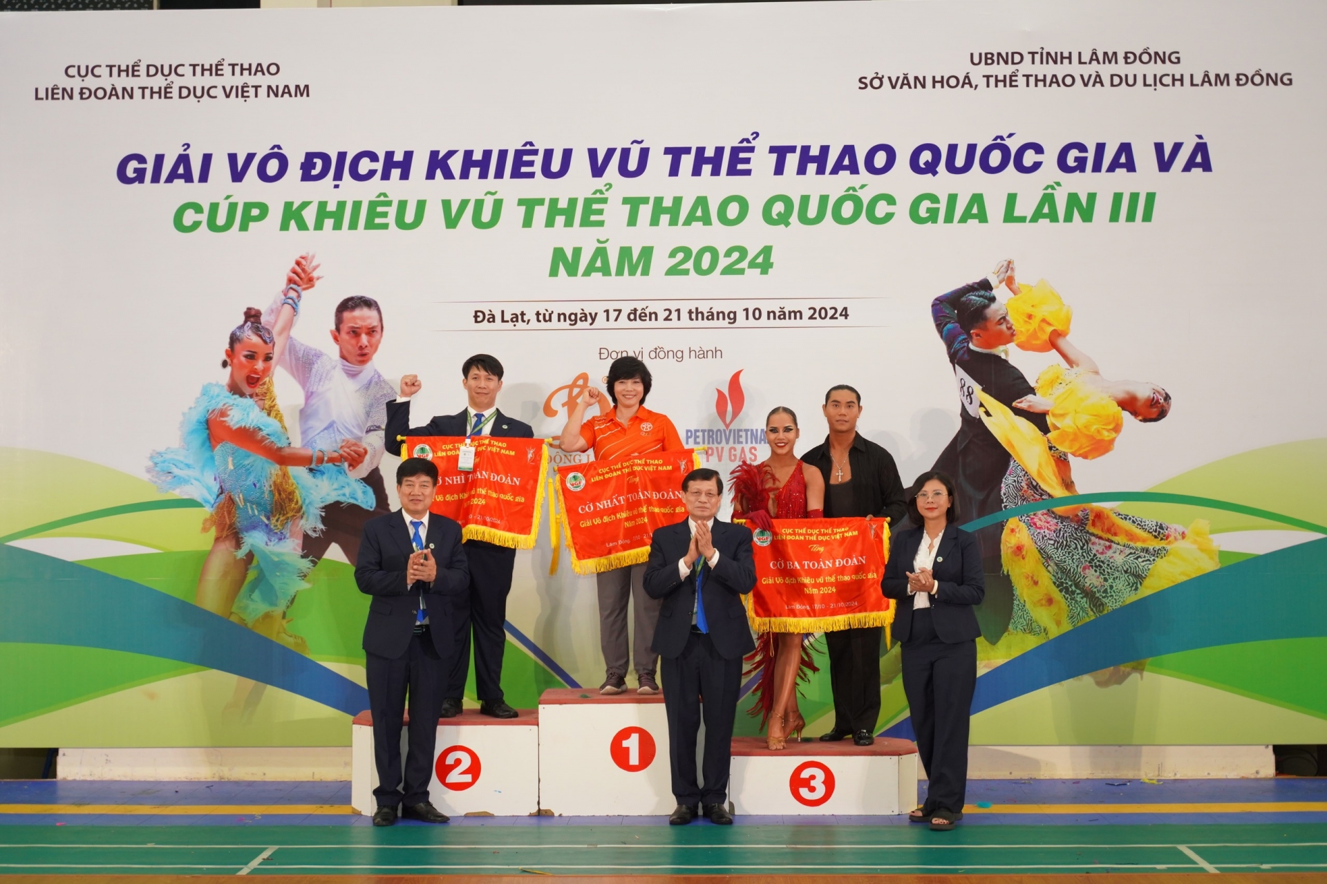 Hà Nội dẫn đầu toàn đoàn tại Giải vô địch Quốc gia Khiêu vũ Thể thao lần thứ III năm 2024