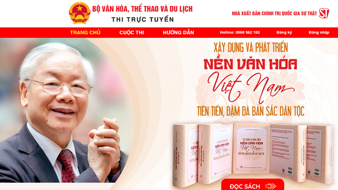 Thi tìm hiểu sách “Xây dựng và phát triển nền văn hóa Việt Nam tiên tiến, đậm đà bản sắc dân tộc” của Tổng Bí thư Nguyễn Phú Trọng