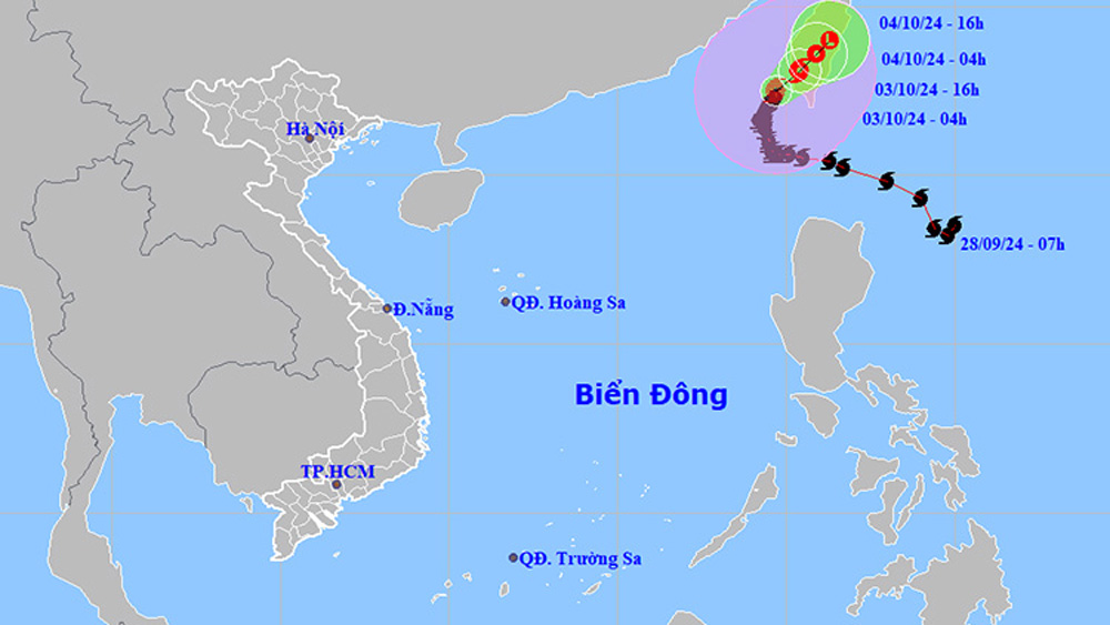 Thời tiết ngày 3/10: Trung Bộ, Tây Nguyên và Nam Bộ có mưa dông