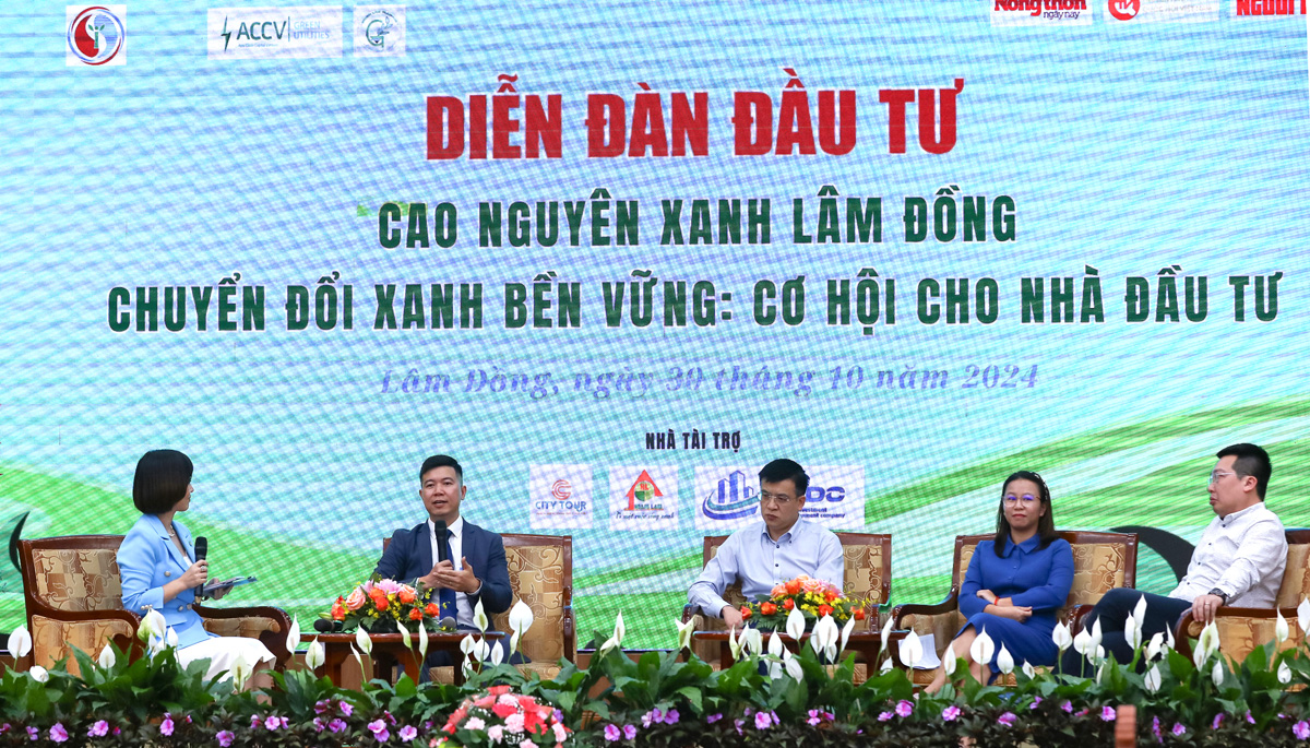 Diễn đàn Cao nguyên xanh Lâm Đồng chuyển đổi xanh bền vững: Cơ hội cho nhà đầu tư