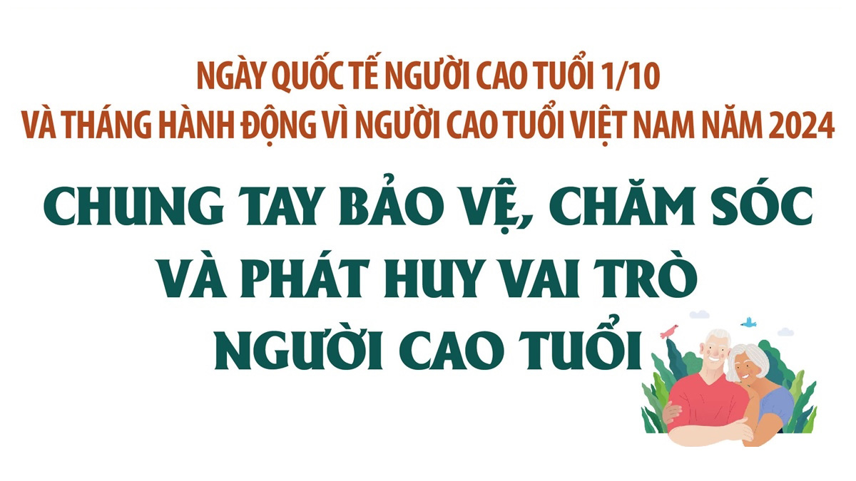 Ngày quốc tế người cao tuổi 1/10: Chung tay bảo vệ, chăm sóc và phát huy vai trò người cao tuổi