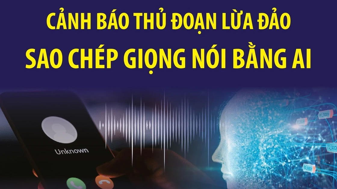 Cảnh báo thủ đoạn lừa đảo sao chép giọng nói bằng AI