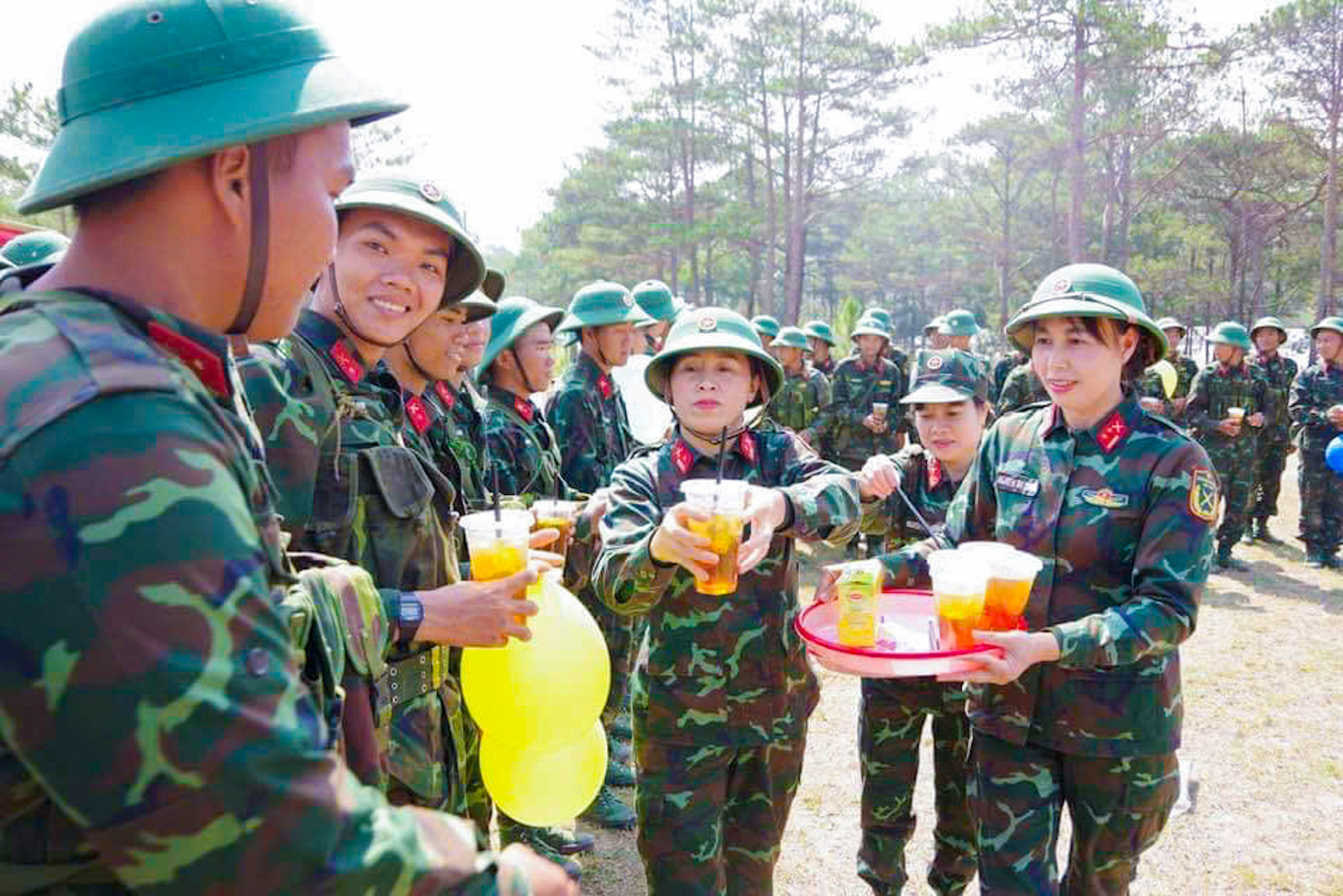 Mô hình đã kịp thời động viên tinh thần, tiếp thêm sức mạnh
để các chiến sĩ mới hoàn thành tốt mọi nhiệm vụ