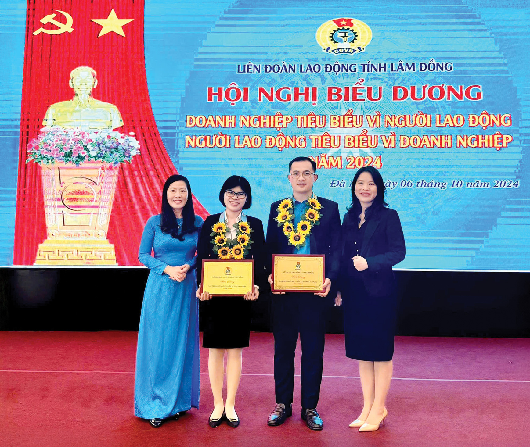 Trung tâm Y khoa Pasteur Đà Lạt được Liên đoàn Lao động tỉnh Lâm Đồng biểu dương là “Doanh nghiệp tiêu biểu vì người lao động năm 2024”