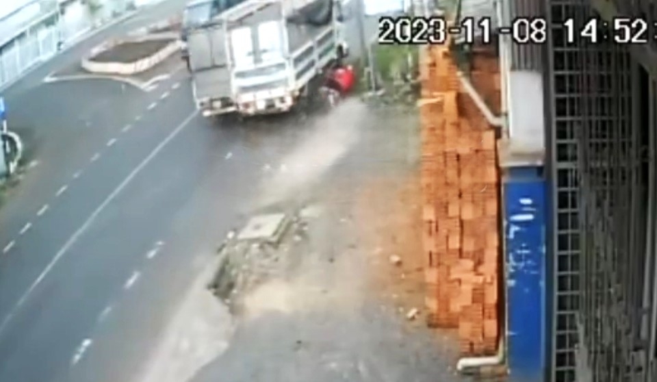 Bảo Lộc: Truy tìm xe tải lấn làn vượt ẩu tông người đi xe máy rồi bỏ chạy