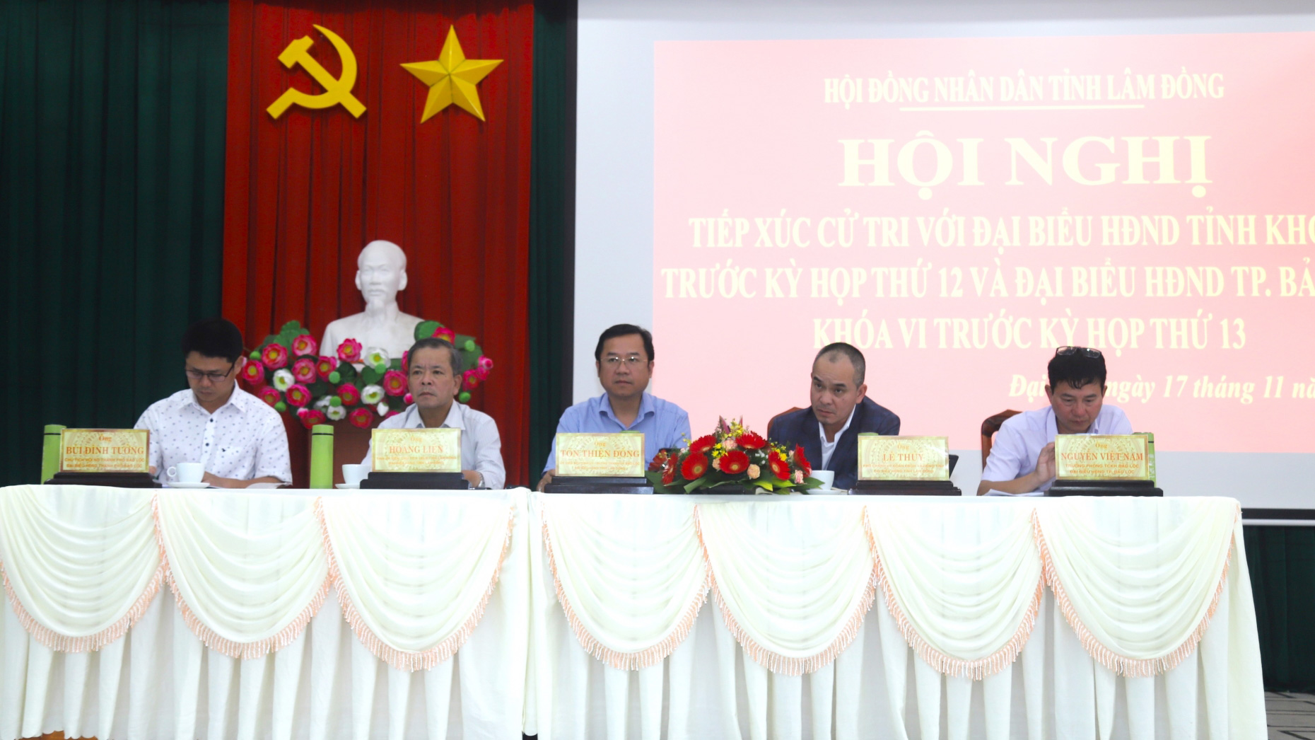 Bảo Lộc: Đại biểu HĐND tỉnh tiếp xúc cử tri tại 2 xã Lộc Châu và Đại Lào