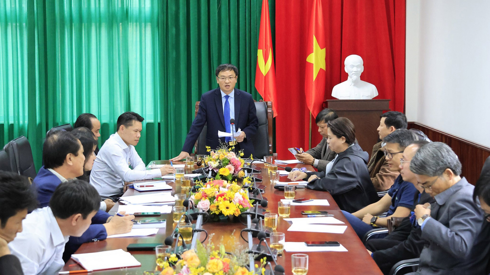 Chủ tịch UBND TP Đà Lạt chủ trì buổi họp báo