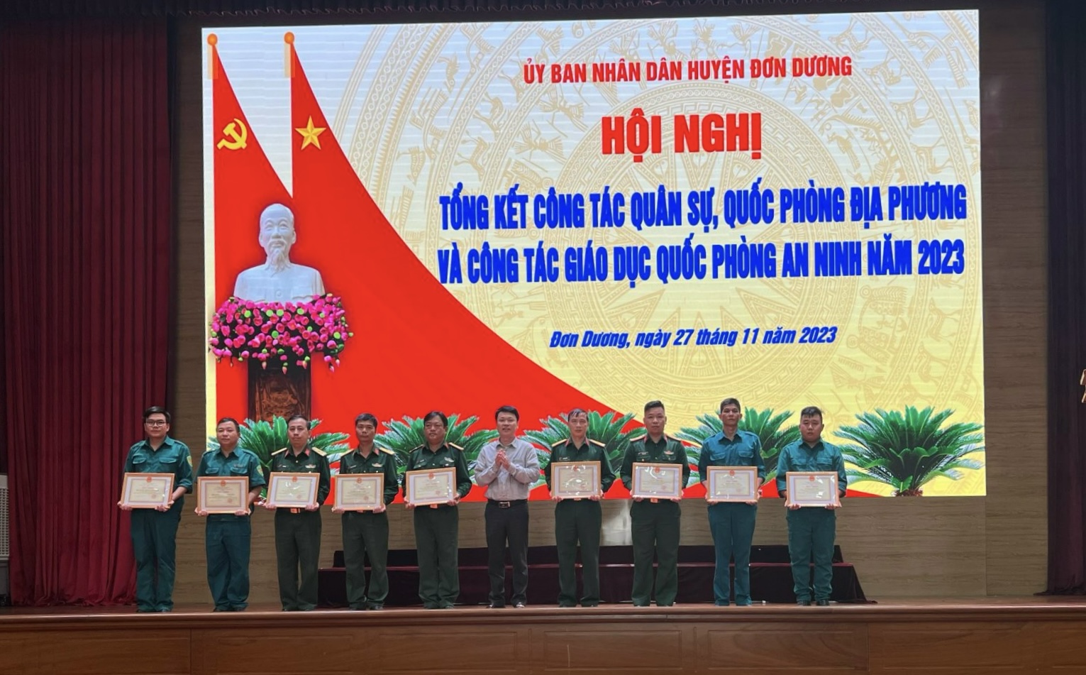 Đơn Dương: Hoàn thành tốt công tác quân sự, quốc phòng địa phương năm 2023