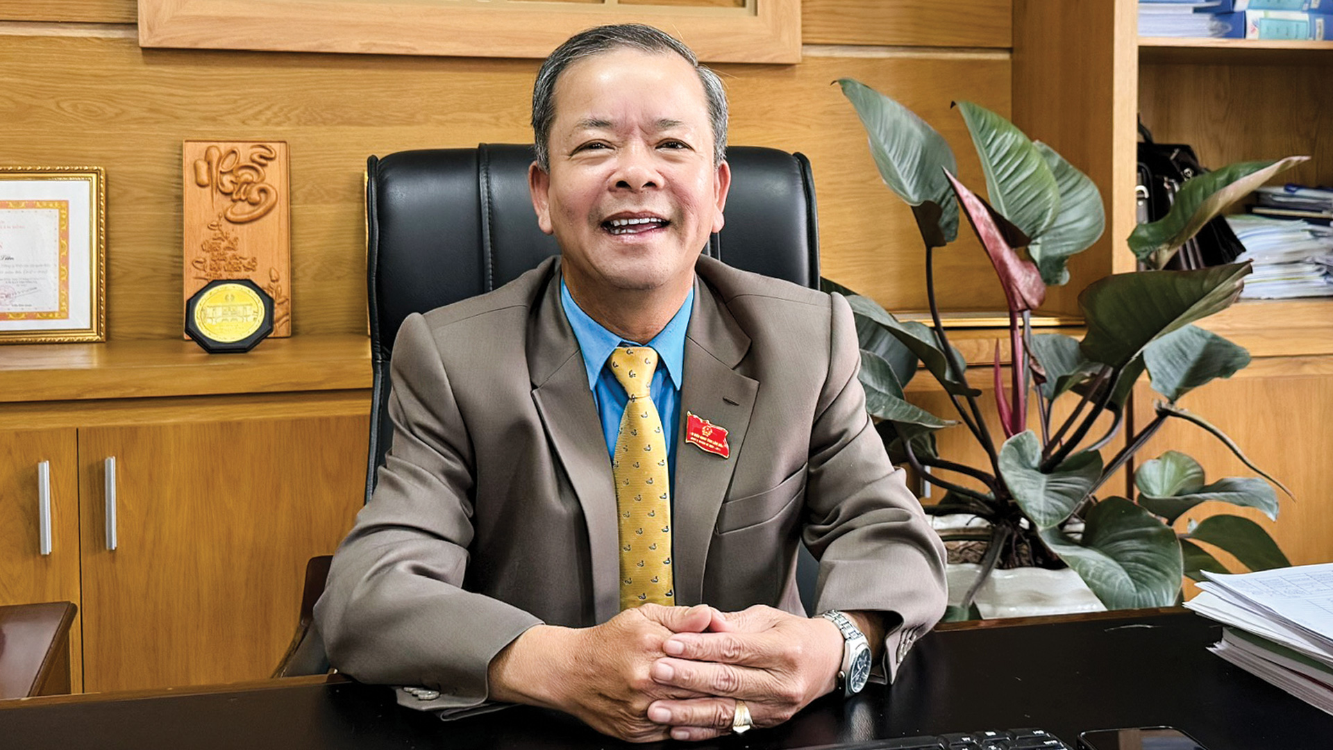 Ông Hoàng Liên - Chủ tịch Liên đoàn Lao động tỉnh Lâm Đồng