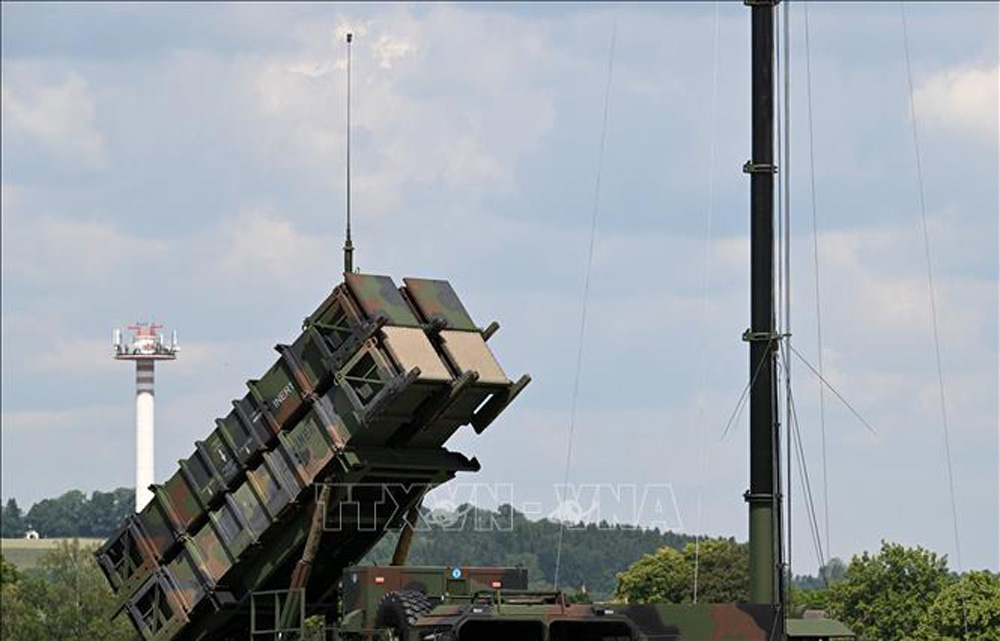 Hệ thống tên lửa phòng không Patriot tại căn cứ quân sự Kaufbeuren ở miền Nam Đức