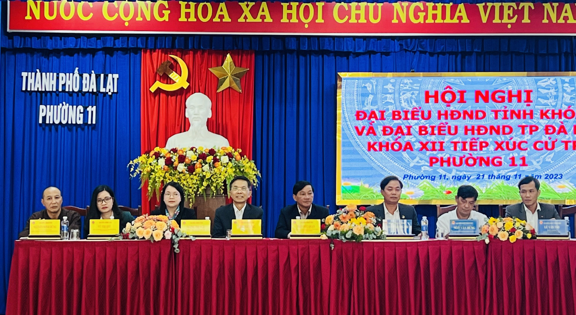 Đại biểu HĐND tỉnh và thành phố Đà Lạt tiếp xúc cử tri phường 11