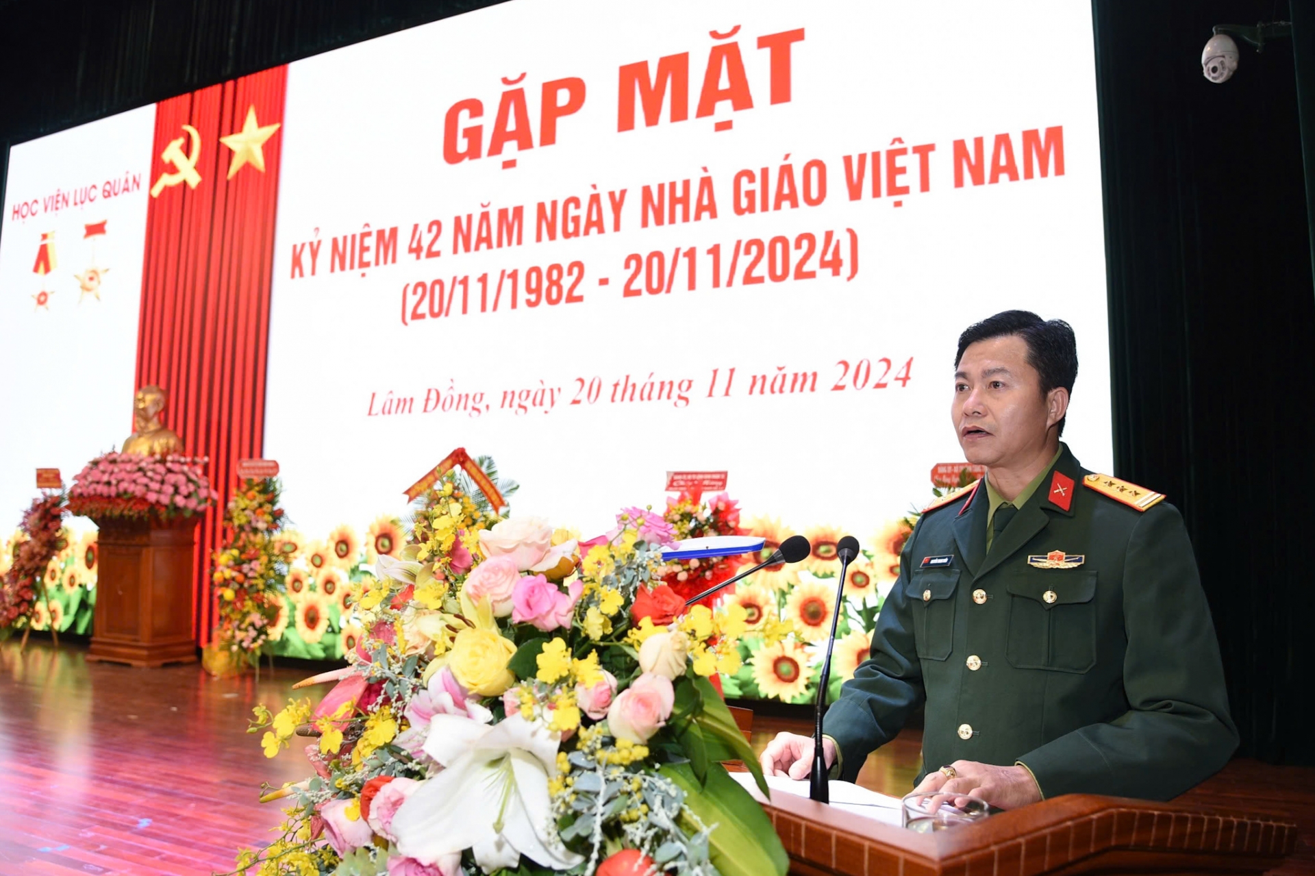  Đại diện Học viên phát biểu chúc mừng 