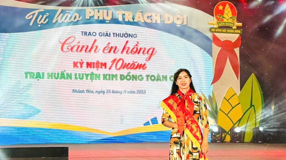 Tổng phụ trách Đội tiêu biểu, tận tâm với nghề