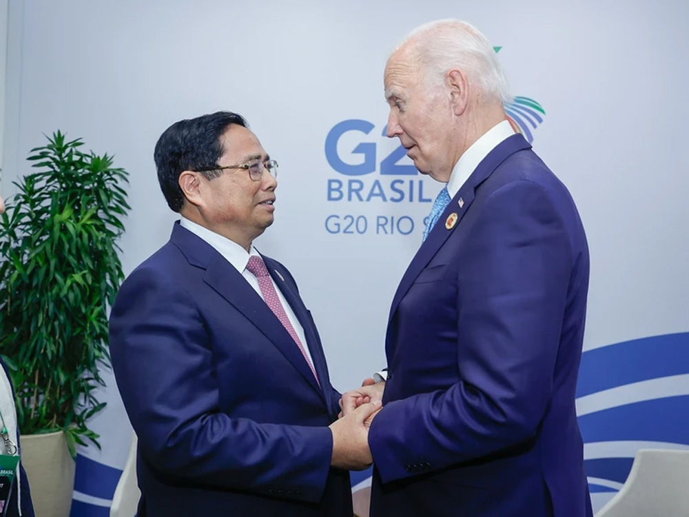 Thủ tướng Phạm Minh Chính gặp Tổng thống Hoa Kỳ Joe Biden