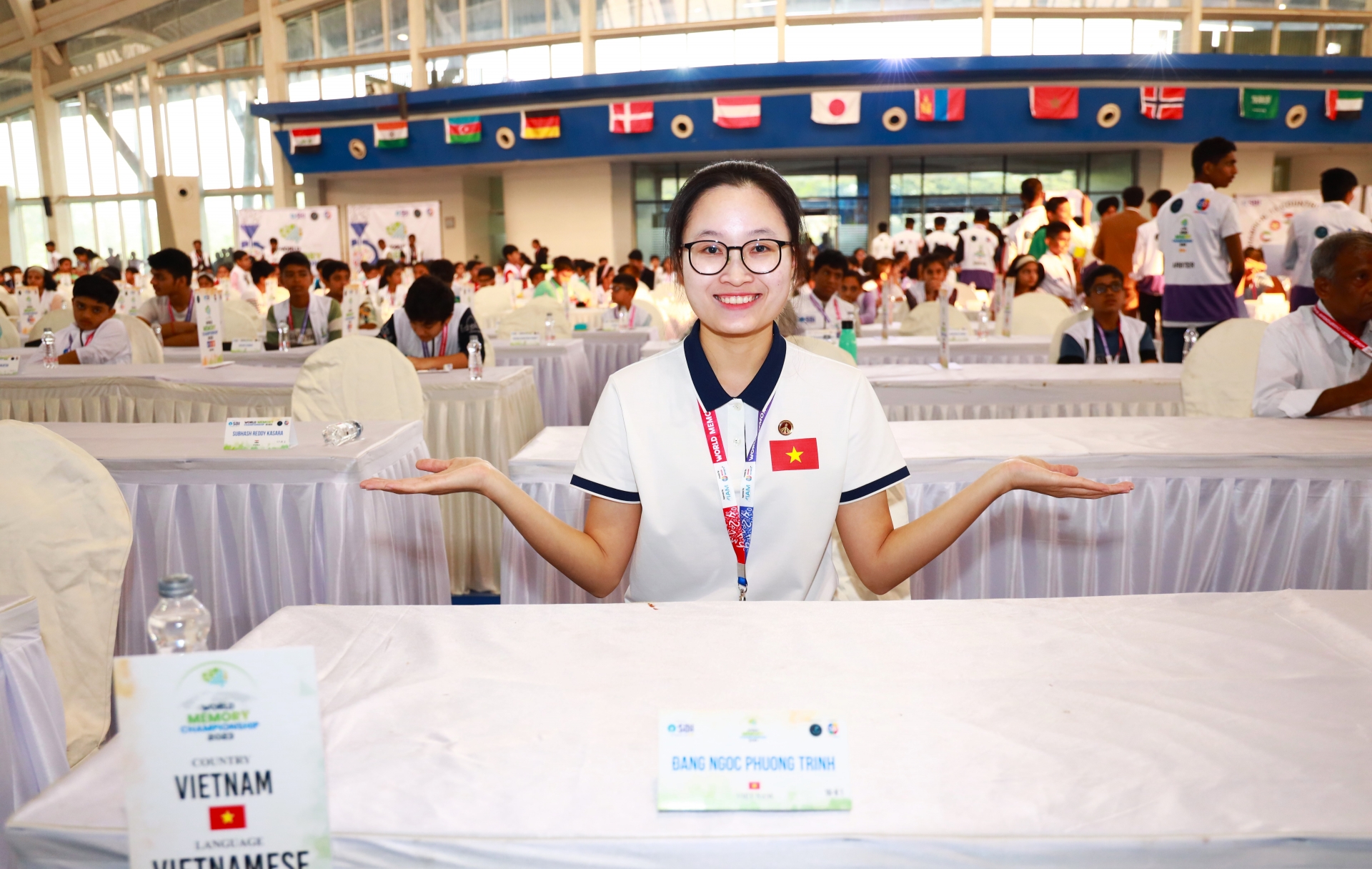 Đặng Ngọc Phương Trinh xuất sắc vượt qua 780 thí sinh đến từ nhiều quốc gia, vùng lãnh thổ để vô địch Cuộc thi Siêu trí nhớ thế giới năm 2023