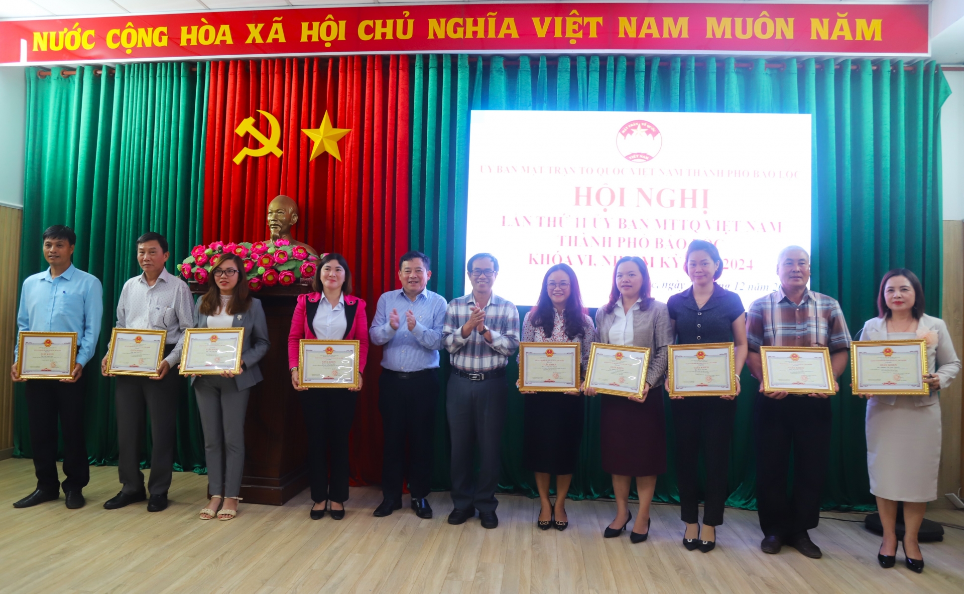 Các cá nhân nhận khen thưởng của UBND TP Bảo Lộc