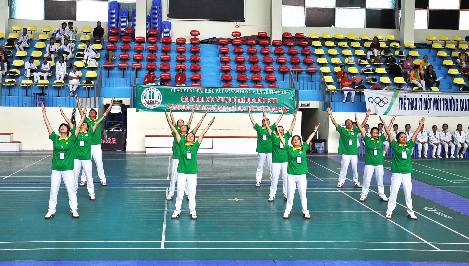 Lâm Đồng giành huy chương vàng tại giải Vô địch các câu lạc bộ thể dục dưỡng sinh toàn quốc