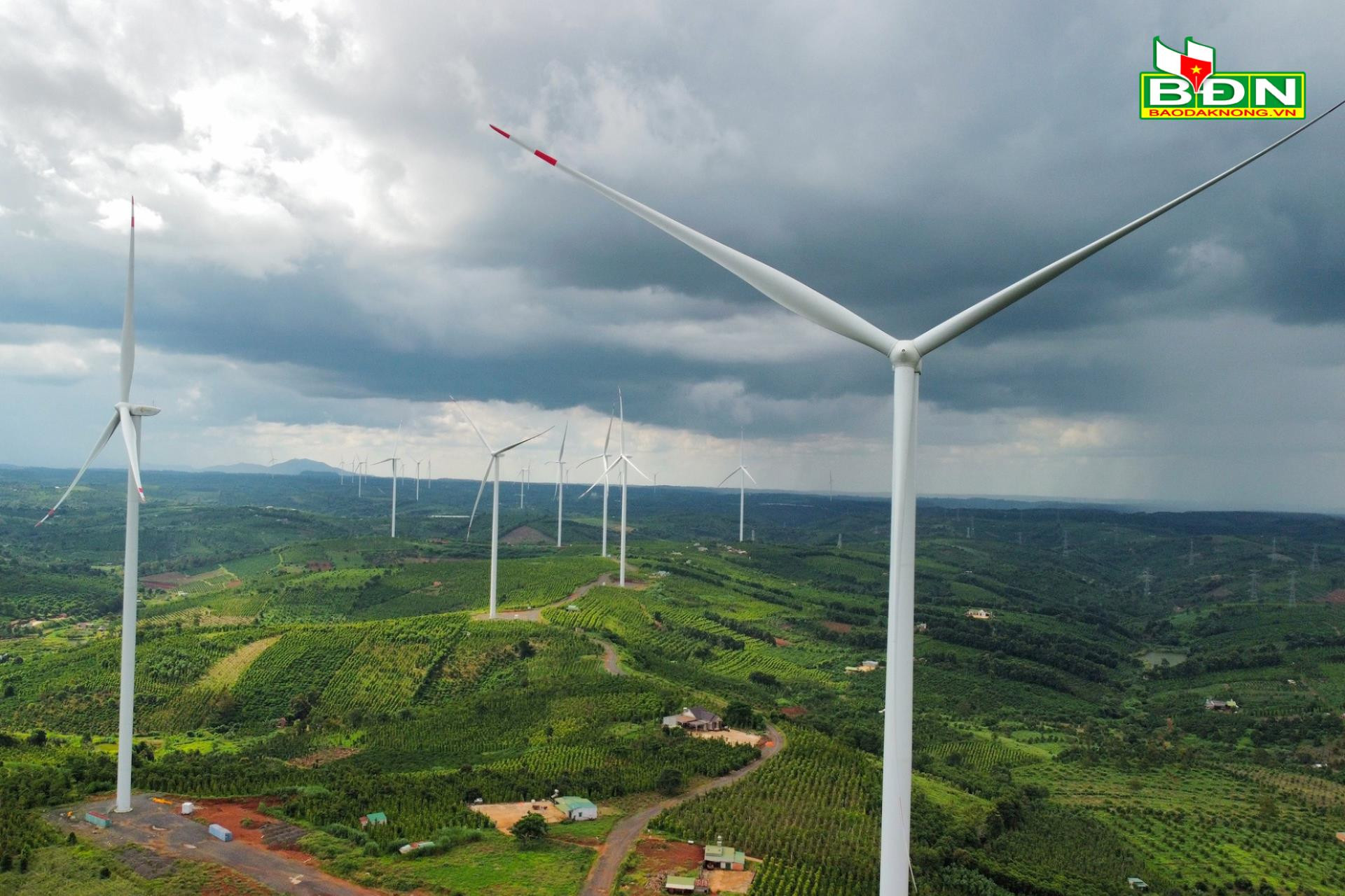 Các dự án điện gió được kỳ vọng sẽ đóng góp đáng kể cho kinh tế Đắk Nông sau khi hoàn thành