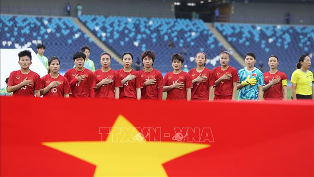 Bóng đá nữ Việt Nam giành danh hiệu Đội thể thao tiêu biểu toàn quốc 2023