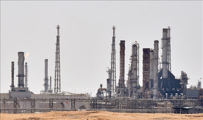 Một cơ sở lọc dầu tại al-Khurj, Saudi Arabia
