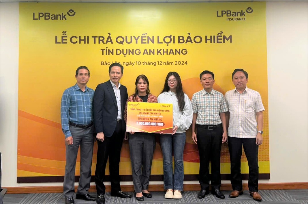 Bảo Lộc: Bảo hiểm LPBank chi trả 1 tỷ đồng quyền lợi bảo hiểm cho khách hàng