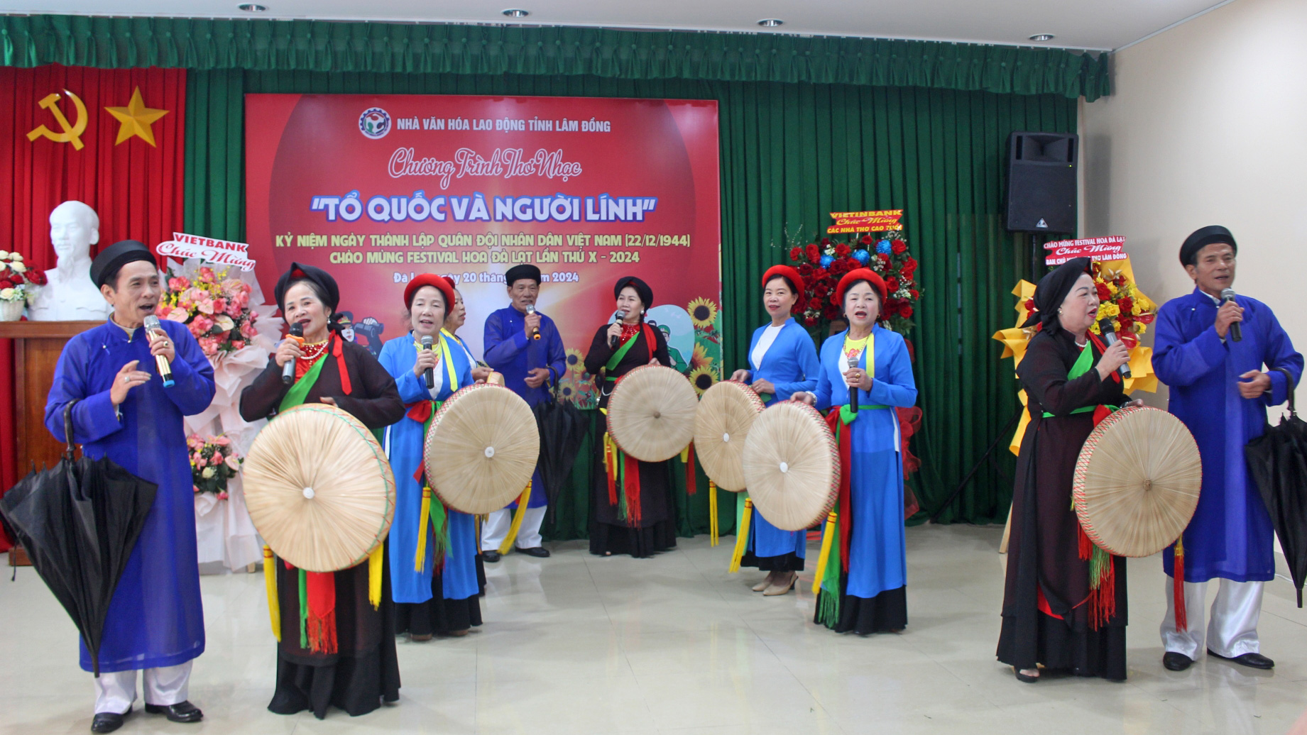 Tiết mục dân ca quan họ ngợi ca thành phố Hoa Đà Lạt xinh đẹp (phỏng theo làn điệu Tương phùng tương ngộ)