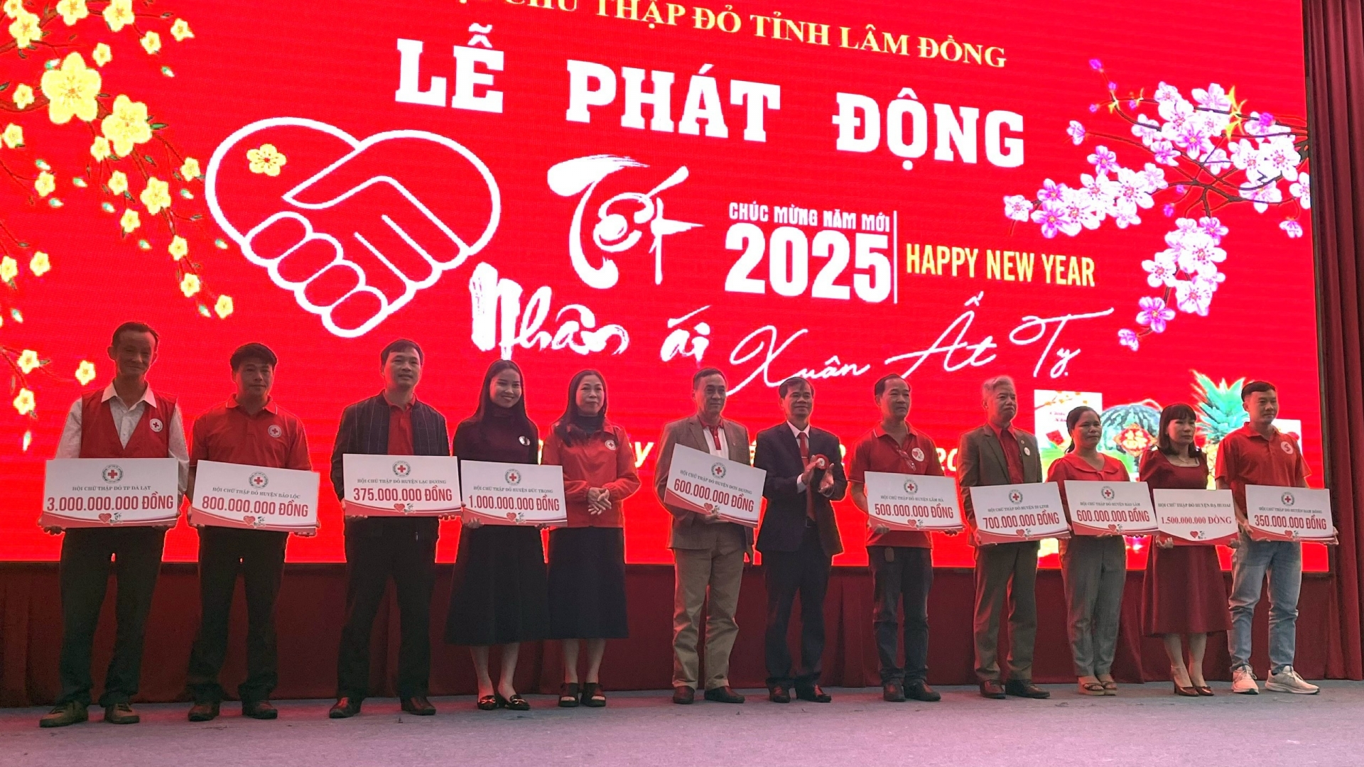 Hội CTĐ 10 huyện, thành phố trong tỉnh hưởng ứng phong trào Tết Nhân ái 2025